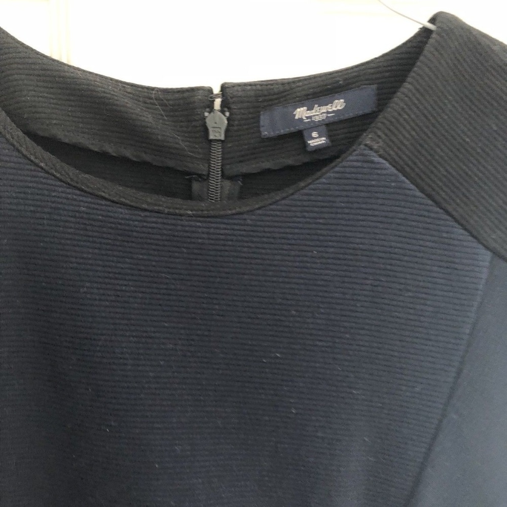 Madewell Womens Dress Size 6 Medium Black And Blue
